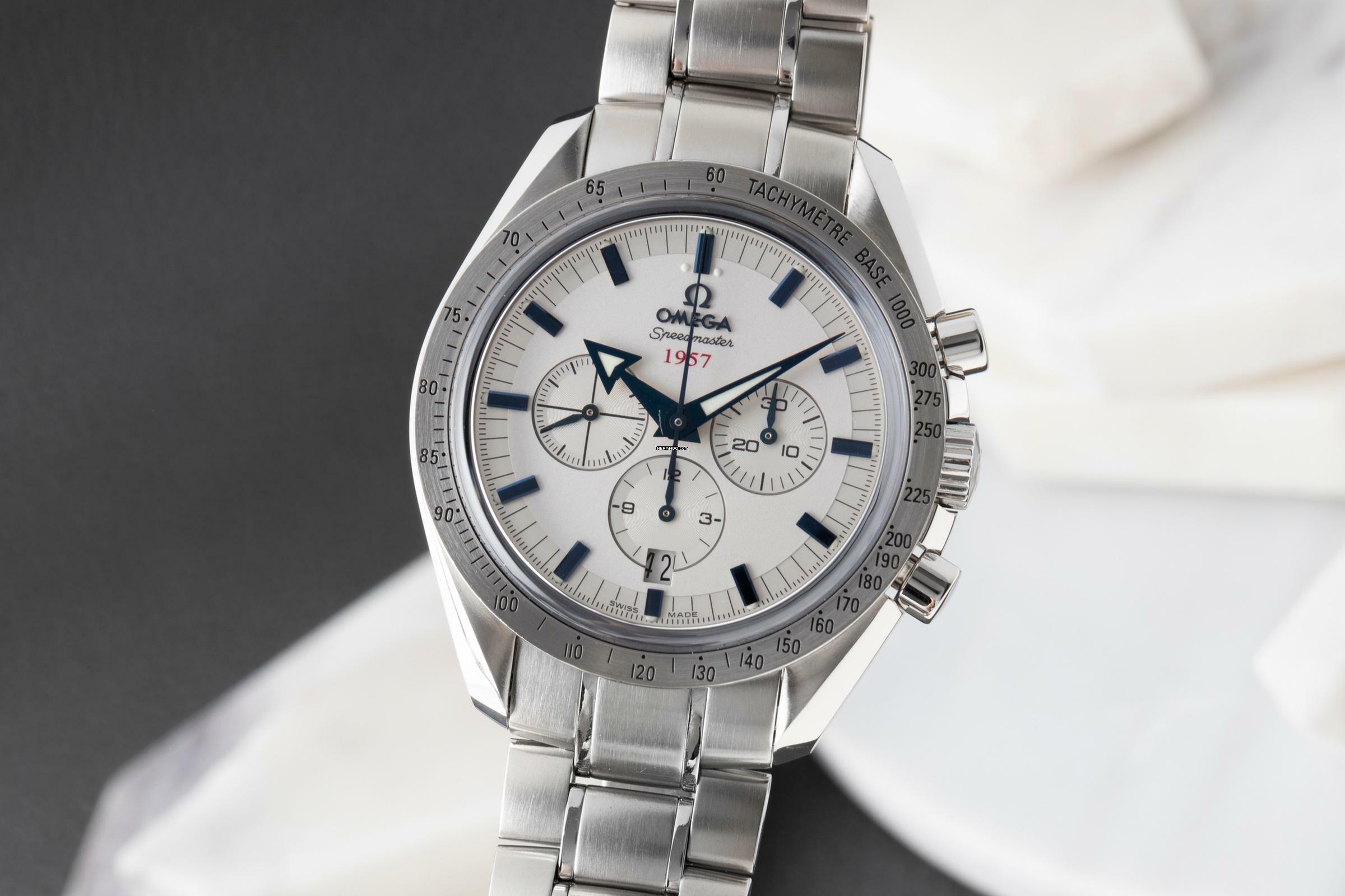  Omega Speedmaster Broad Arrow 1957 Chronograph Herren Ref 321.10.42.50.02.001 