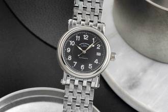 Thumbnail von Mühle 29er Stahl Automatik Herrenuhr Ref. M1-29-03.MB Box & Papiere 2024