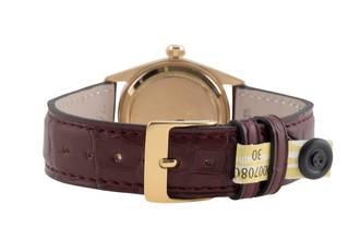 Thumbnail von Rolex Oyster Perpetual Date 18k Gold Damenuhr Ref.6624 vintage Klassiker