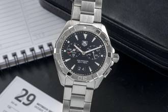 Thumbnail von TAG Heuer Aquaracer 300M Edelstahl Herrenuhr Big Date Ref. WAY111Z B&P 2016