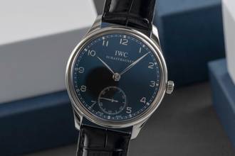 Thumbnail von IWC Portugieser Handaufzug Hand-Wound Edelstahl Handaufzug Herrenuhr Ref. IW545407