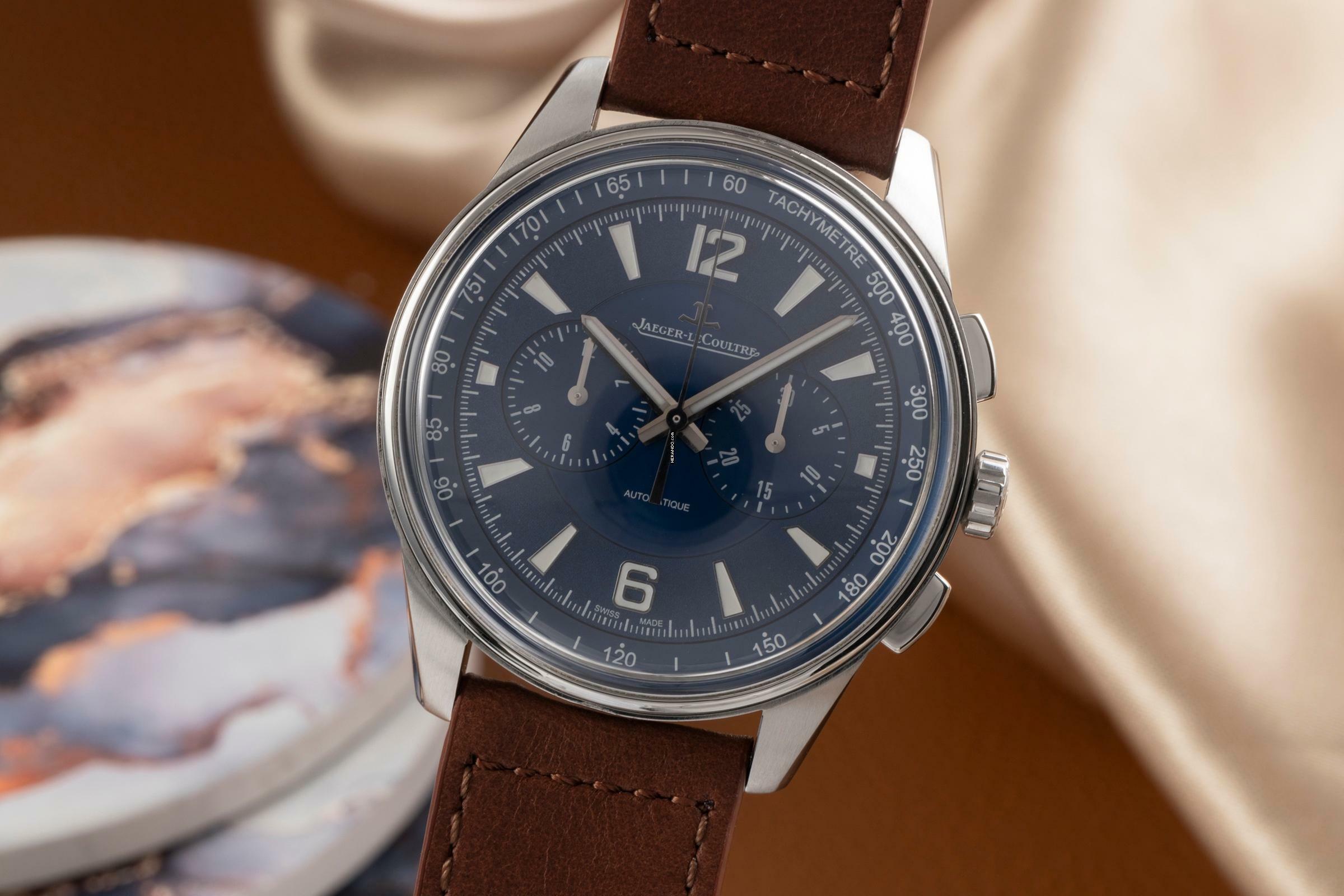 Jaeger-LeCoultre Polaris Chronograph Automatik Herrenuhr Ref. Q9028480 Papiere