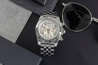 Thumbnail von Breitling Chronomat 44 Chronograph Stahl Automatik Ref. AB011012 Papiere 2010
