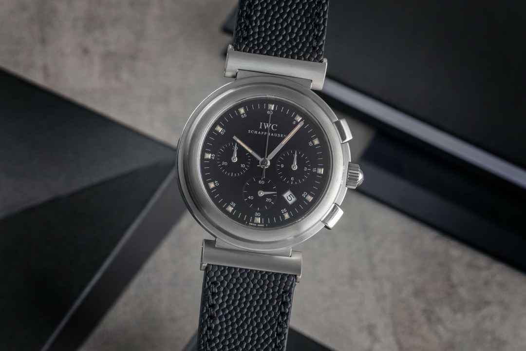  IWC Da Vinci Chronograph Datum Edelstahl Quarz Herrenuhr Ref. IW372805  