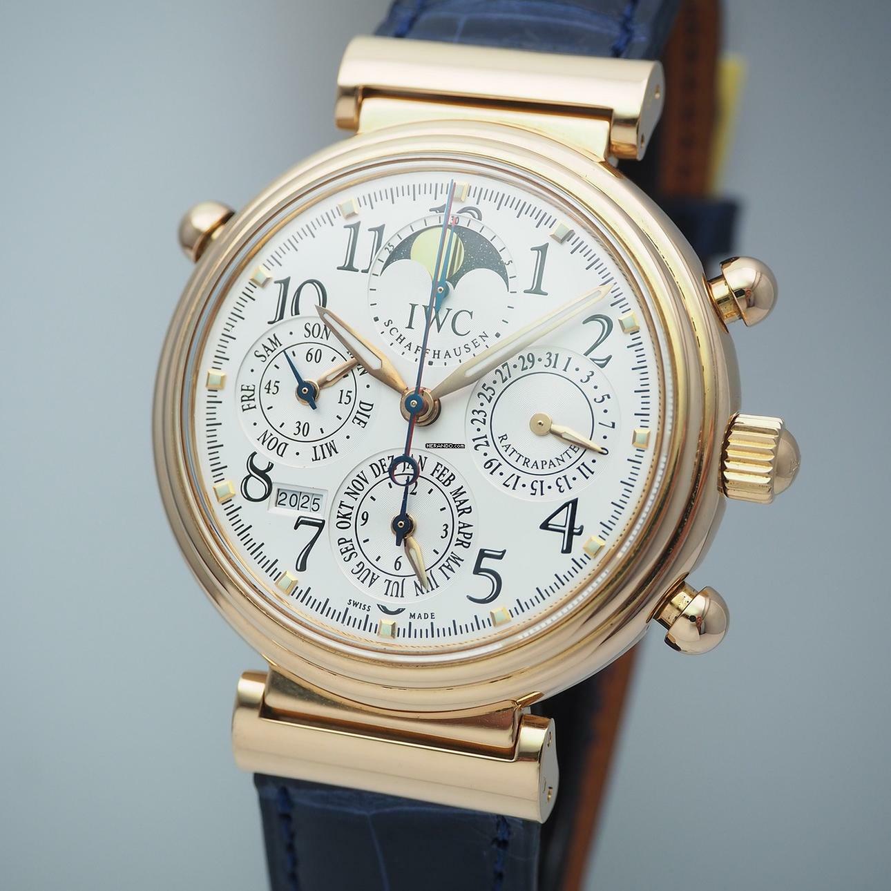 IWC Da Vinci Perpetual Calendar Rattrapante 3754 Rosegold 18k/750 Box/Docs