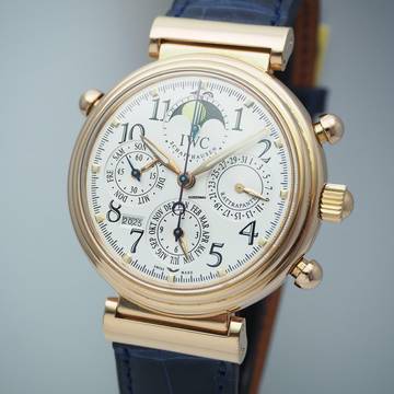  IWC Da Vinci Perpetual Calendar Rattrapante 3754 Rosegold 18k/750 Box/Docs 