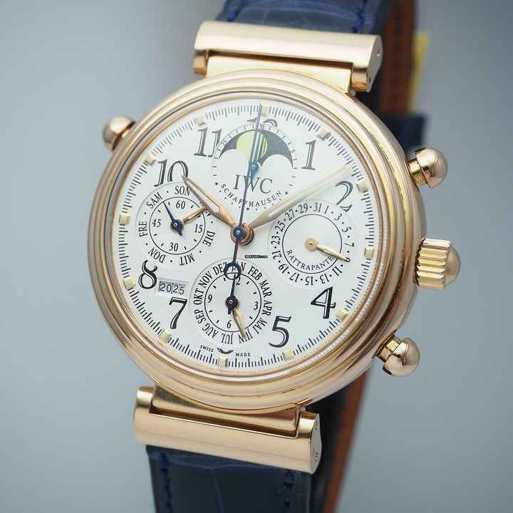  IWC Da Vinci Perpetual Calendar Rattrapante 3754 Rosegold 18k/750 Box/Docs 