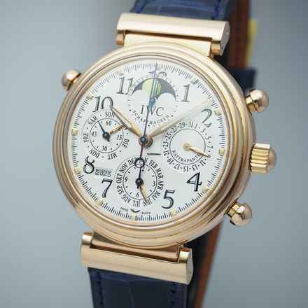 IWC Da Vinci Perpetual Calendar Rattrapante 3754 Rosegold 18k/750 Box/Docs 