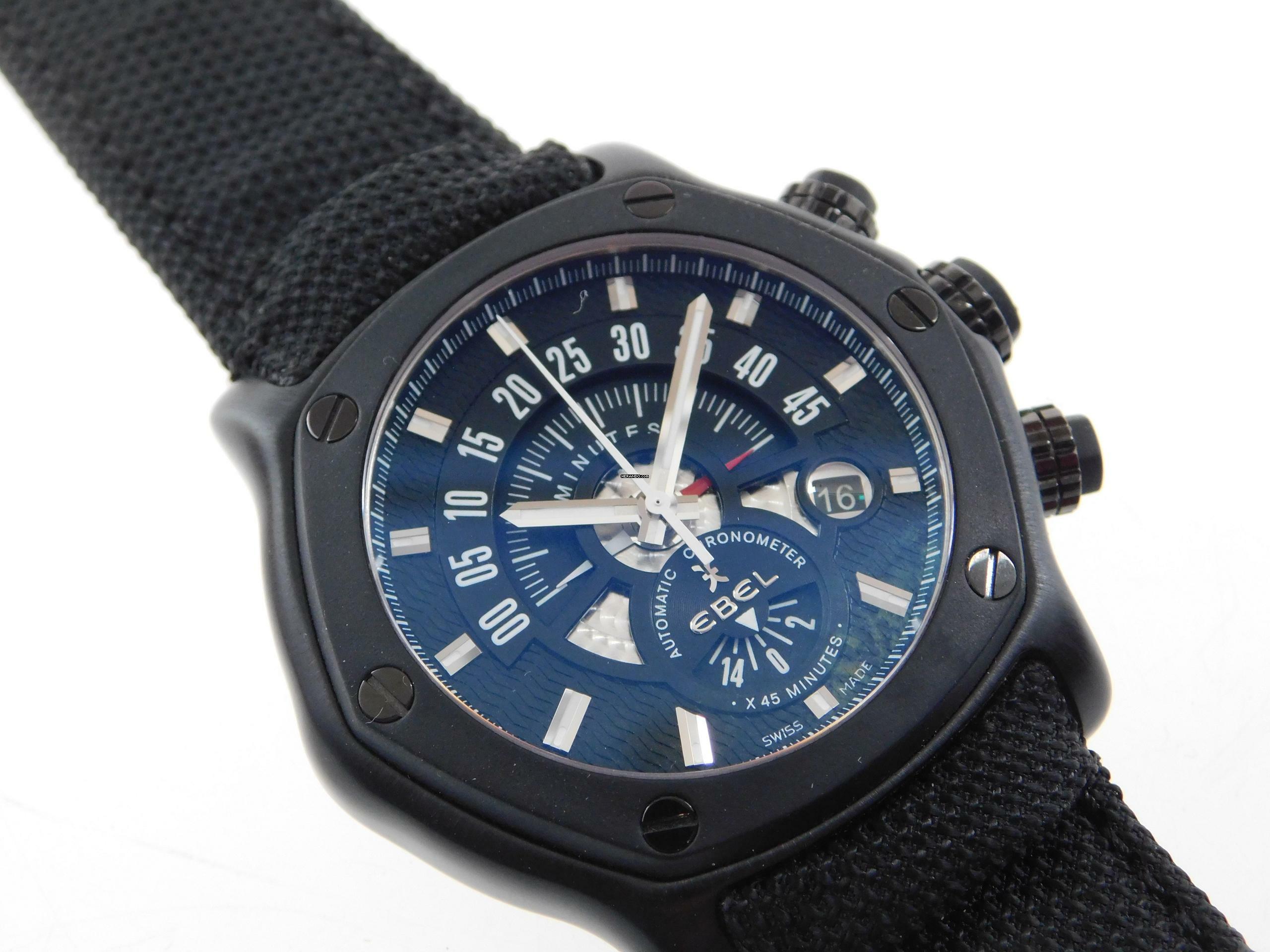  Ebel 1911 Tekton Fc Bayern Herrenuhr Chronograph 50mm mit Faltschließe limitierte Serie Nur 250 Stück weltweit </h1> 