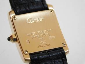 Thumbnail von Cartier Tank Française Lady 18 Karat Gelbgold mit Original Box und Schließe