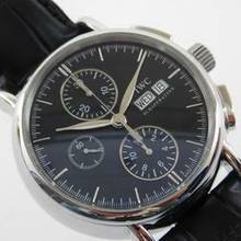 Thumbnail von IWC Portofino Chronograph Edelstahl Tag / Datum mit Papieren und Faltschließe