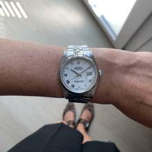 Thumbnail von Rolex Datejust 36 16234 white romans dial TOP Condition Full Set </h1>