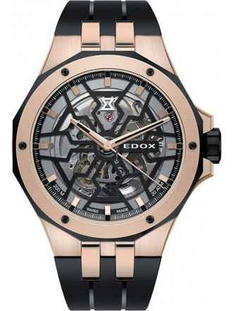  Edox 85303-357RN-NRN Delfin Mecano Automatik Herrenuhr 43mm 20ATM 