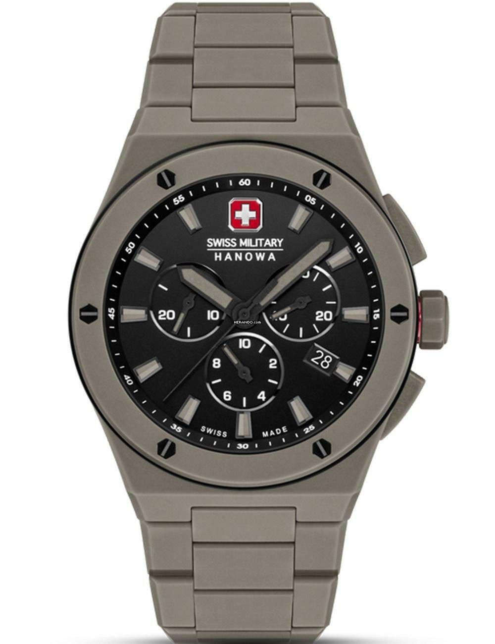  Swiss Military Hanowa SMWGI0002285 Herrenuhr Sidewinder Ceramic 43mm 10ATM 