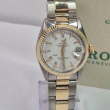 Thumbnail von Rolex Datejust 31 Ouro Branco & Aço 31mm Vintage Automático Completo