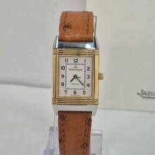 Thumbnail von Jaeger-LeCoultre Reverso Lady Small Ouro & Aço Corda 20x33mm Completo
