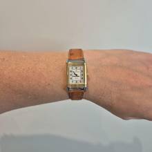 Thumbnail von Jaeger-LeCoultre Reverso Lady Small Ouro & Aço Corda 20x33mm Completo