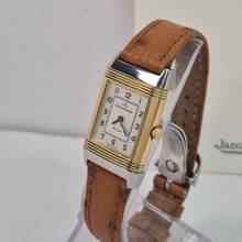 Thumbnail von Jaeger-LeCoultre Reverso Lady Small Ouro & Aço Corda 20x33mm Completo
