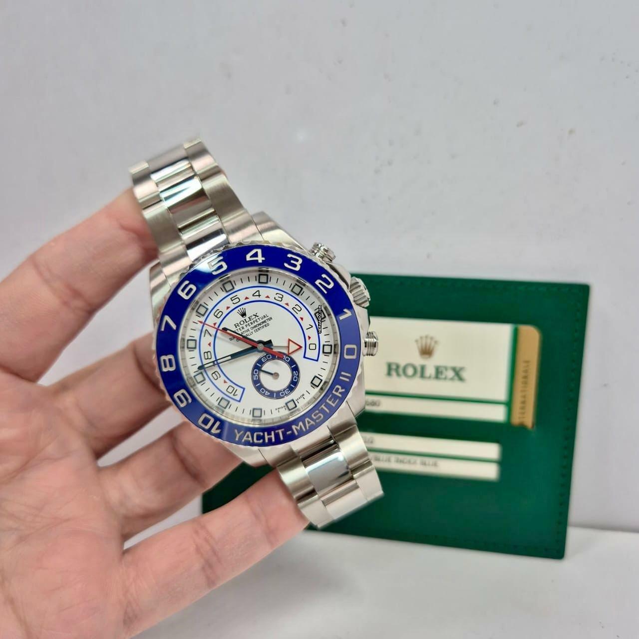 Rolex Yacht-Master II 44mm Cerâmica Automático Completo