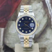 Thumbnail von Rolex Datejust 36 Stahl/Gold Ref :16233 Rolex Box & Papiere von 2003 </h1>