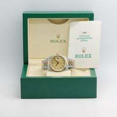 Rolex Datejust 36 Stahl/Gold Ref :16233 Rolex Box & Papiere von 2001 </h1>