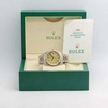 Thumbnail von Rolex Datejust 36 Stahl/Gold Ref :16233 Rolex Box & Papiere von 2001 </h1>