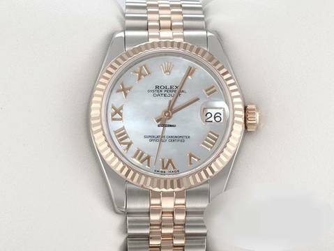  Rolex Datejust 31 31mm 178271 Stahl Rosegold 750 Perlmutt Automatik Stainless Steel 18kt Rose Gold Jubilé-band Chronometer Oyster  