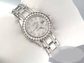 Thumbnail von Rolex Lady-Datejust Pearlmaster 29 80299 2014 Lc100 Weissgold 750 Diamanten Automatik Lady 18kt White Gold Chronometer Oyster </h1>