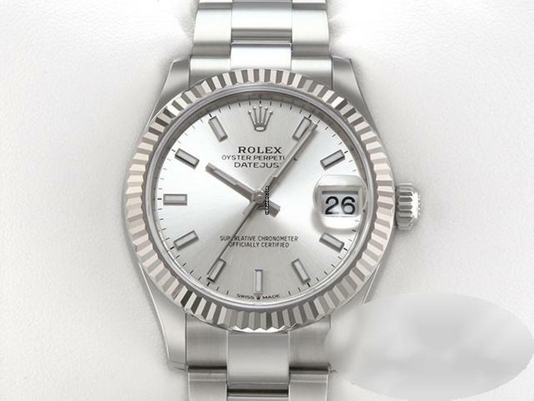 Thumbnail von Rolex Datejust 31 31mm 278274 2025 Stahl Weissgold 750 Automatik Stainless Steel 18kt White Gold Oyster-band Chronometer </h1>