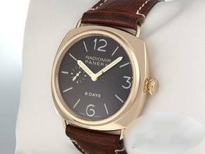 Thumbnail von Panerai Radiomir 8 Days 45mm Pam00197 2005 Rosegold 750 Handaufzug 18kt Rose Gold Black Dial