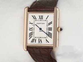 Thumbnail von Cartier Tank Louis Cartier Xl Rosegold 750 2016 W1560017 Handaufzug 18kt Rose Gold </h1>