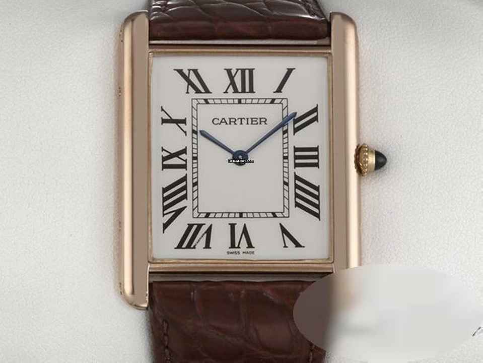  Cartier Tank Louis Cartier Xl Rosegold 750 2016 W1560017 Handaufzug 18kt Rose Gold </h1> 