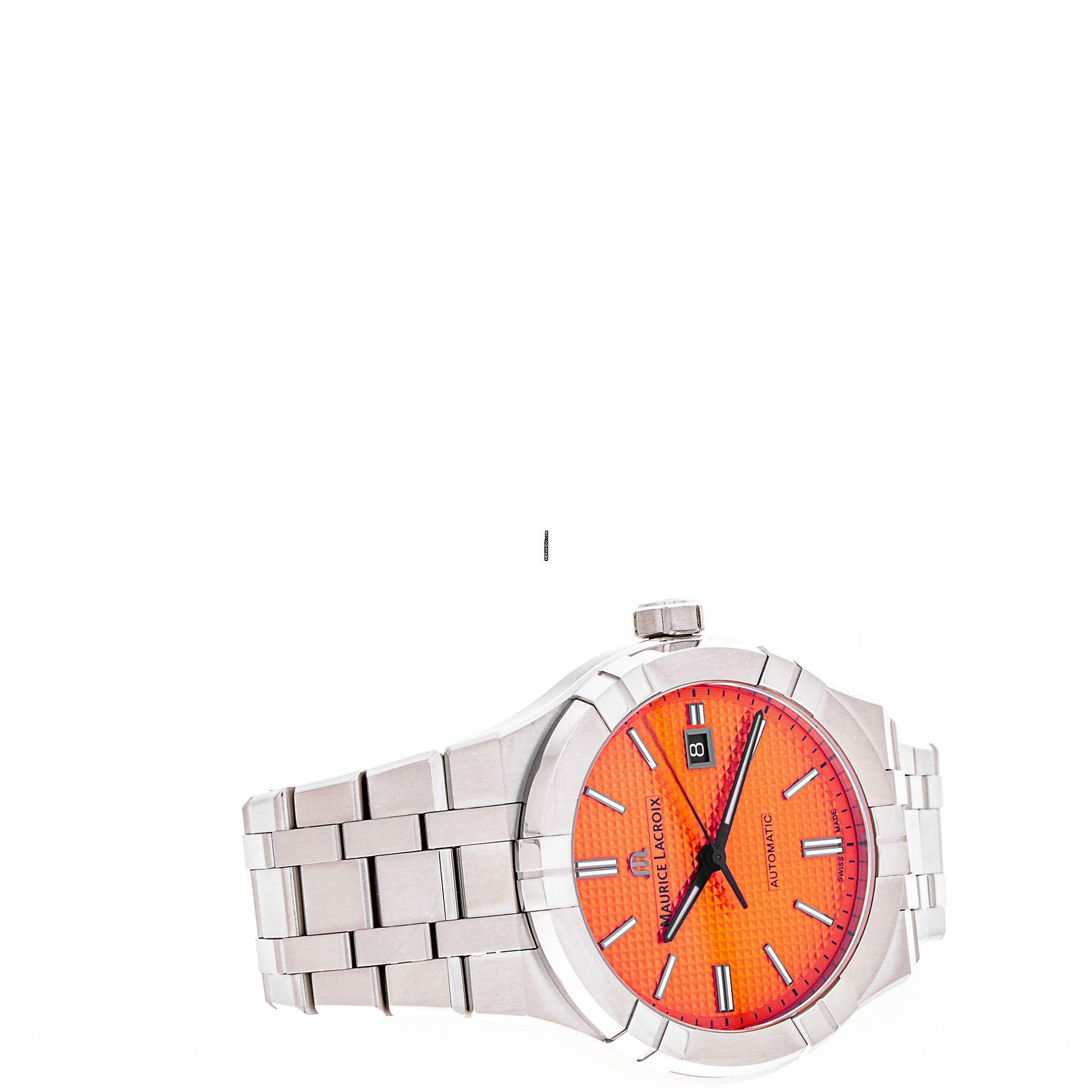 Thumbnail von Maurice Lacroix AIKON 42 Orange – Limited Edition – AI6008-SS00F-530-E – NEW & Unworn – 07/2025 Full Set