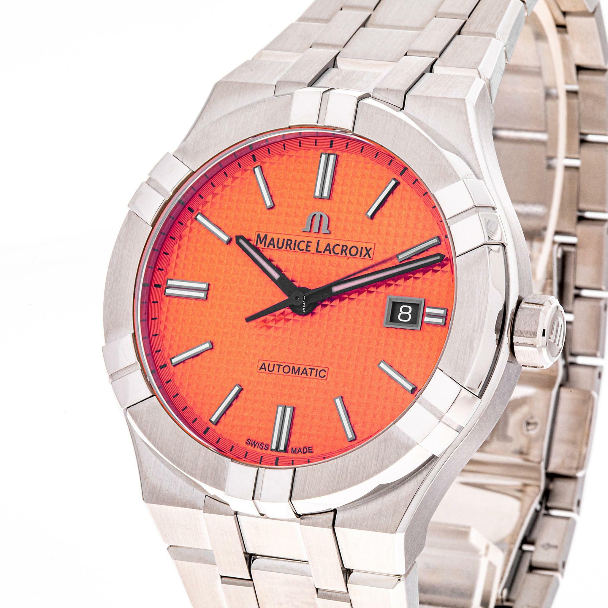 Thumbnail von Maurice Lacroix AIKON 42 Orange – Limited Edition – AI6008-SS00F-530-E – NEW & Unworn – 07/2025 Full Set