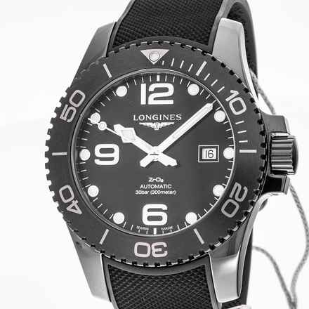 Longines HydroConquest 43 Black Ceramic – L37844569 – NEW – 07/2025 Full Set 