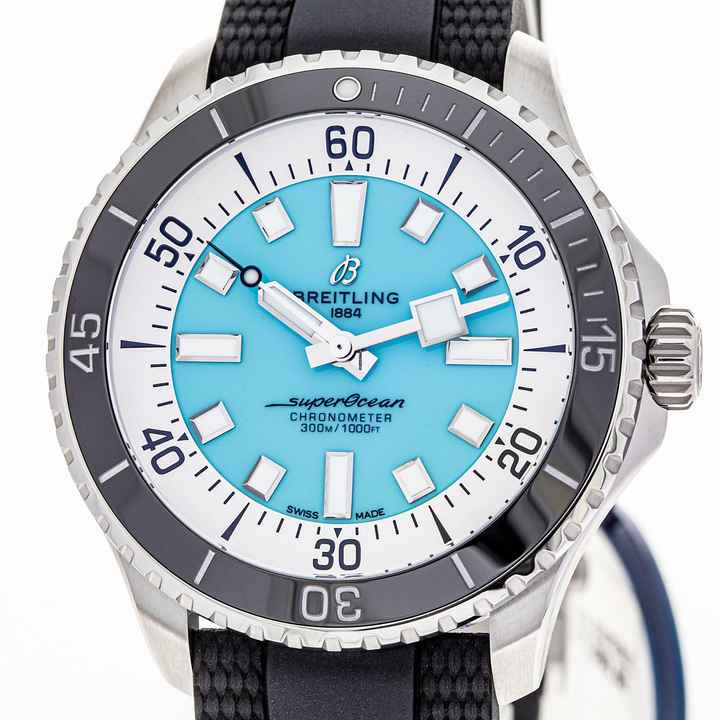 Breitling Superocean 44 Automatic 44 Blue – A17376211L2S1 – NEW & UNWORN – 07/2025 Full Set 