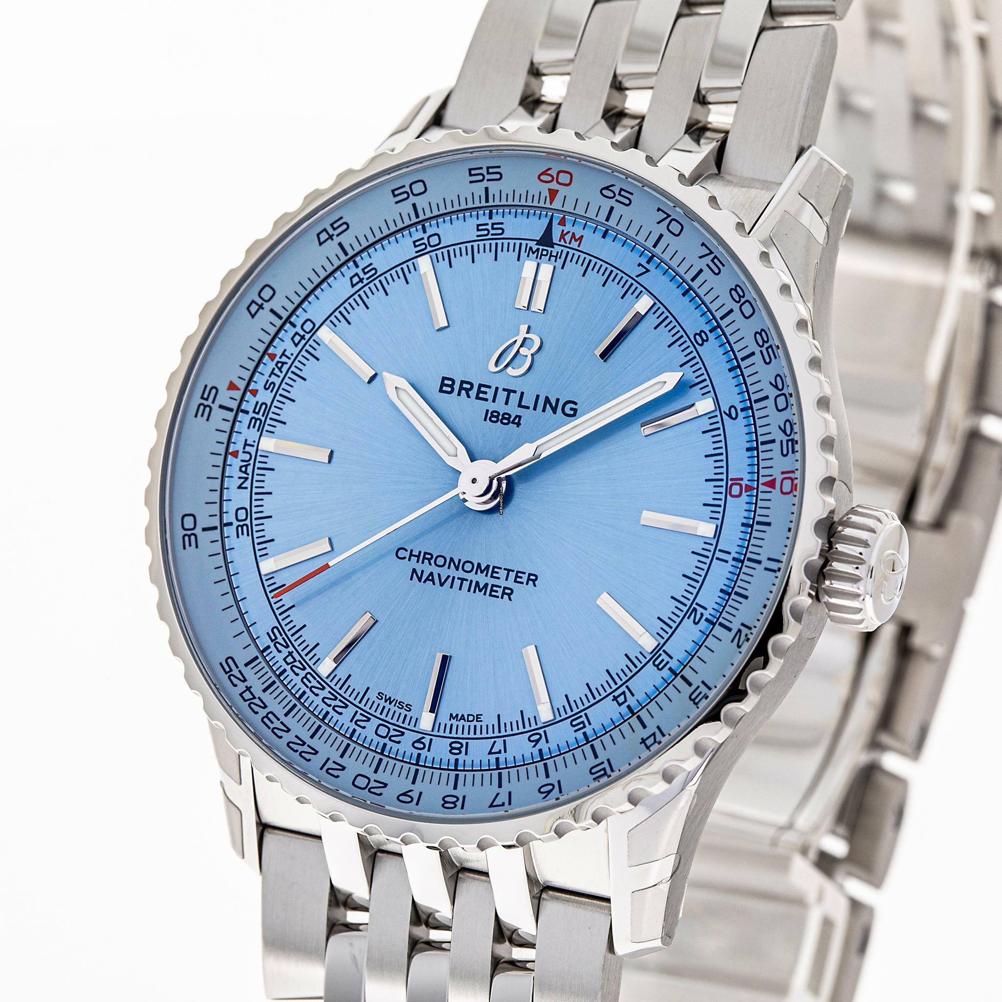 Thumbnail von Breitling Navitimer Automatic 41 Blue – A17329171C1A1 – NEW & UNWORN – 07/2025 Full Set