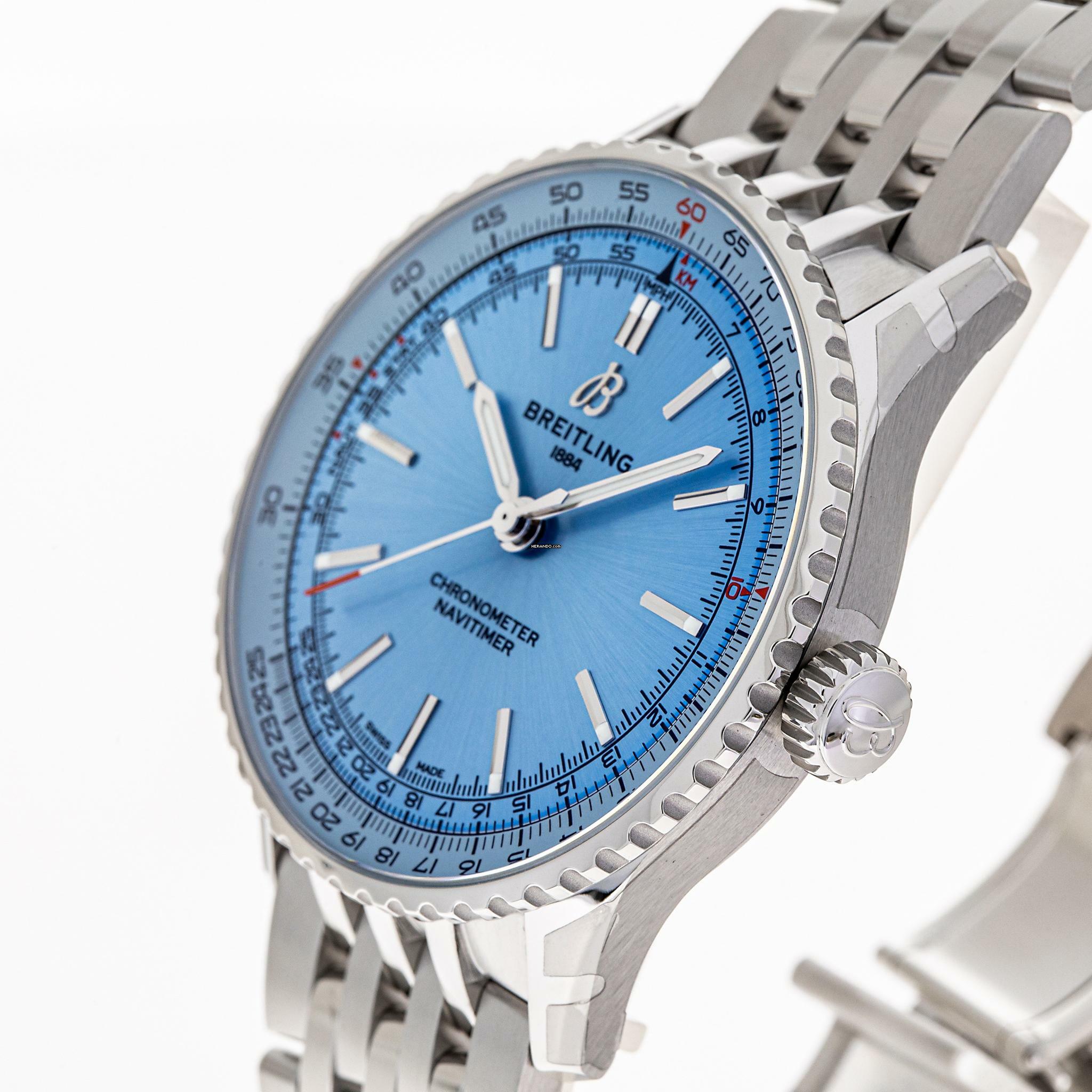 Thumbnail von Breitling Navitimer Automatic 41 Blue – A17329171C1A1 – NEW & UNWORN – 07/2025 Full Set