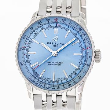  Breitling Navitimer Automatic 41 Blue – A17329171C1A1 – NEW & UNWORN – 07/2025 Full Set 
