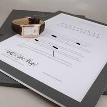 Thumbnail von A. Lange & Söhne Cabaret Handaufzug 25,5 x 43 mm Stammbuchauszug 04/2025