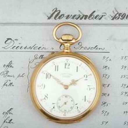  A. Lange & Söhne Grosse Lange 1 18k Gold Qualität 1A Taschenuhr mit Zertifikat u. Etui 1890 Grosses kal. 45 Werk Gewicht 109g. </h1> 
