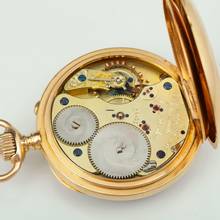 Thumbnail von A. Lange & Söhne Grosse Lange 1 18k Gold Qualität 1A Taschenuhr mit Zertifikat u. Etui 1890 Grosses kal. 45 Werk Gewicht 109g. </h1>
