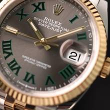Thumbnail von Rolex Datejust 36 Steel / Gold Jubilee Fluted Wimbledon </h1>