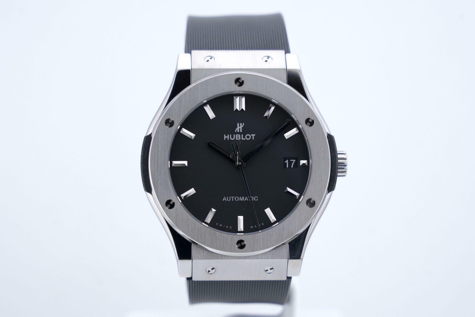Thumbnail von Hublot Classic Fusion Black Dial - With Box No Papers - 24 Months Warranty - 511.NX.1171.RX 2018