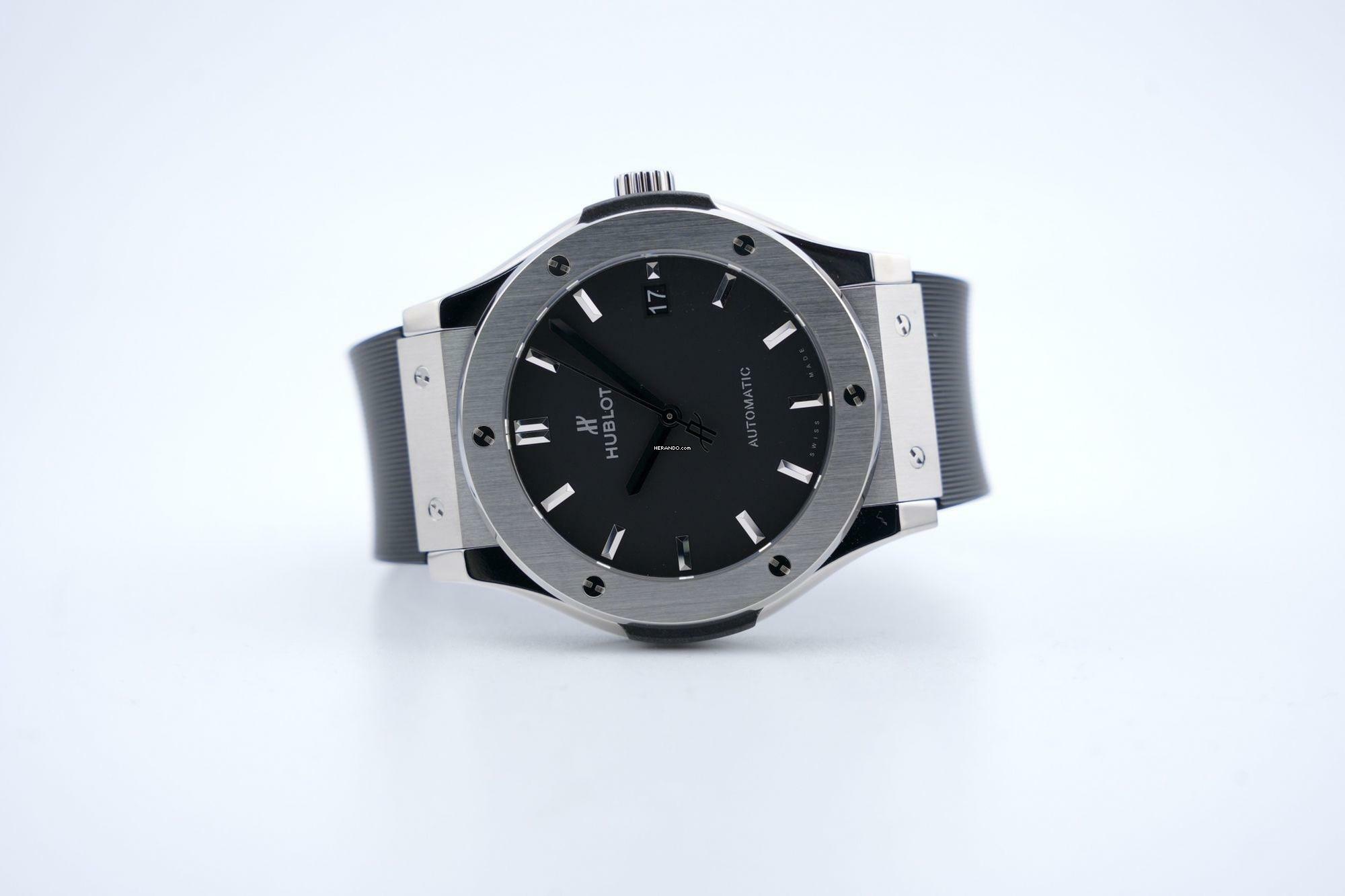 Thumbnail von Hublot Classic Fusion Black Dial - With Box No Papers - 24 Months Warranty - 511.NX.1171.RX 2018