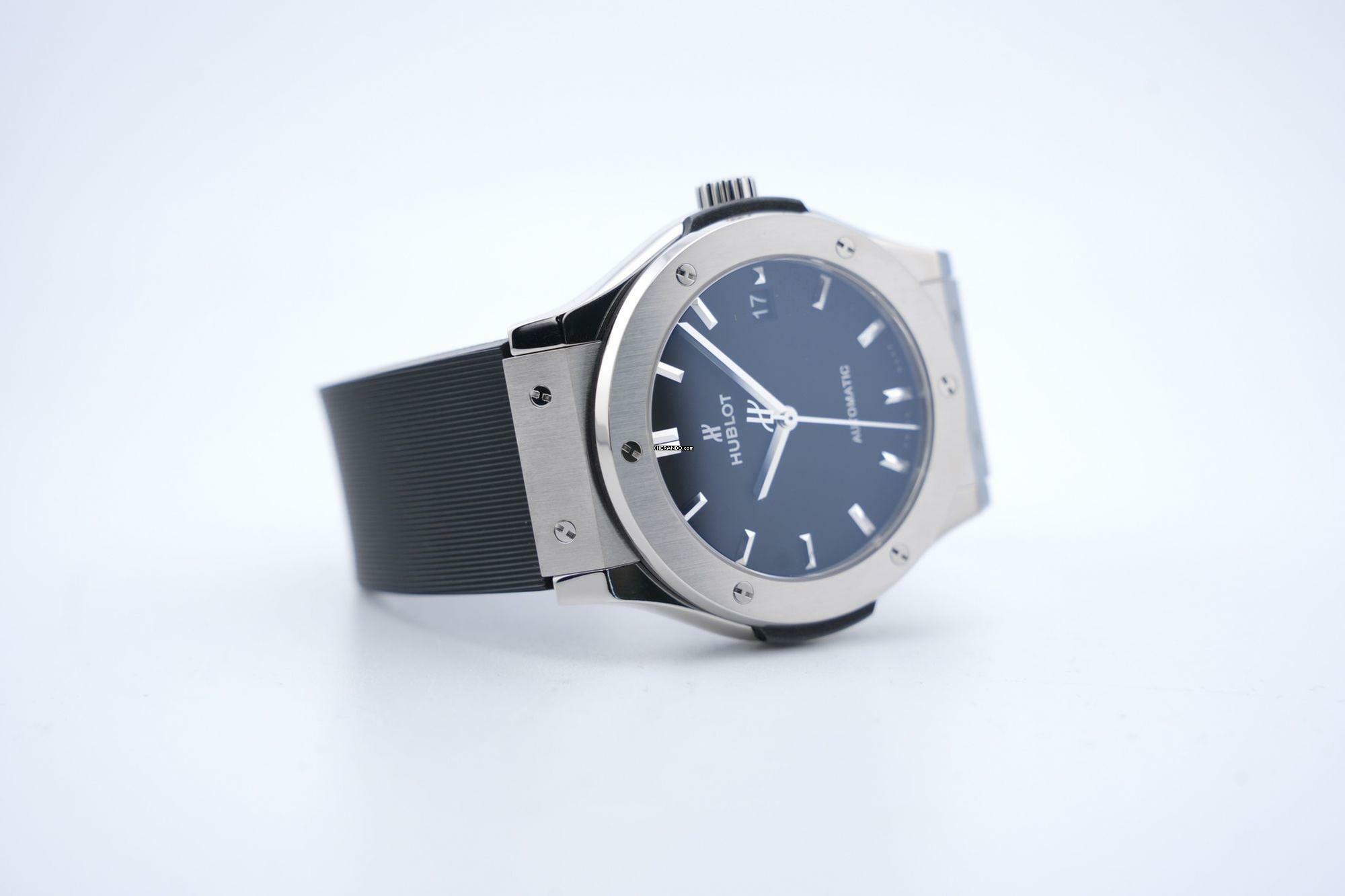 Thumbnail von Hublot Classic Fusion Black Dial - With Box No Papers - 24 Months Warranty - 511.NX.1171.RX 2018