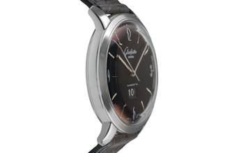 Thumbnail von Glashütte Original Sixties Panoramadatum Panorama Date Automatik Stahl Ref. 2-39-47-03-02-04 B&P