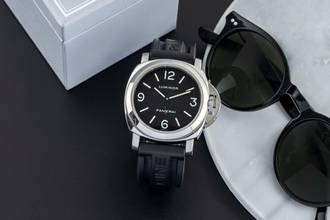 Thumbnail von Panerai Luminor Base Handaufzug Edelstahl Herrenuhr Ref. PAM00112