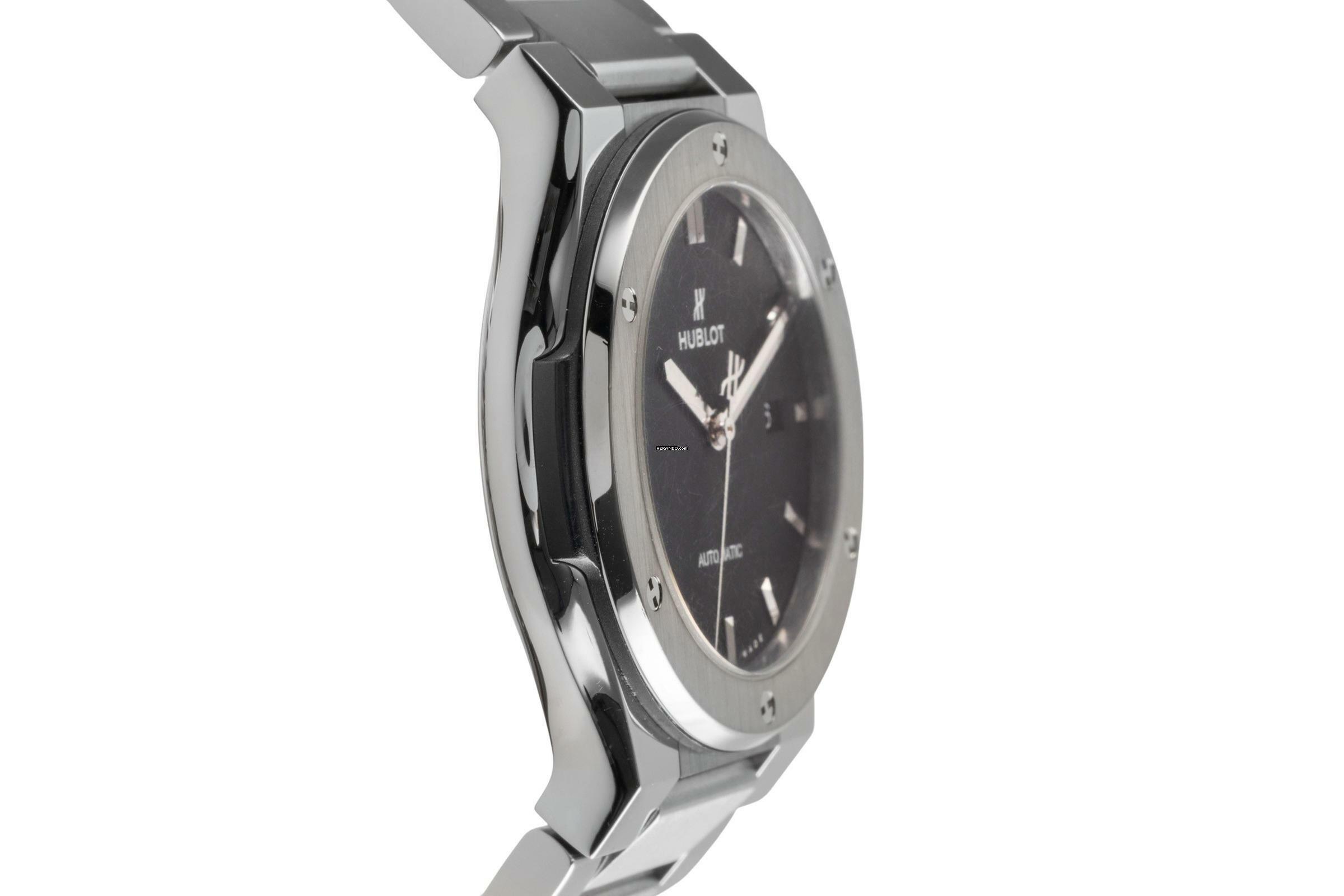 Thumbnail von Hublot Classic Fusion Titanium Automatic Herrenuhr Ref. 548.NX.1170.NX B&P 2019