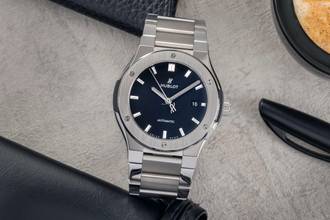 Thumbnail von Hublot Classic Fusion Titanium Automatic Herrenuhr Ref. 548.NX.1170.NX B&P 2019